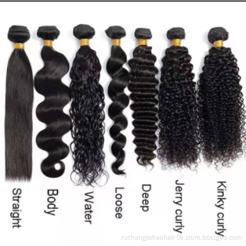 Raw Mink Brazilian Extension Human Weave With Closure Frontal Deep Loose Wave Virgin Hair Frontal And Bundles Human Hair